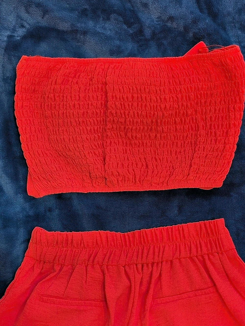 monteau los angeles Red Wide Leg Set Size Small - Picture 11 of 11